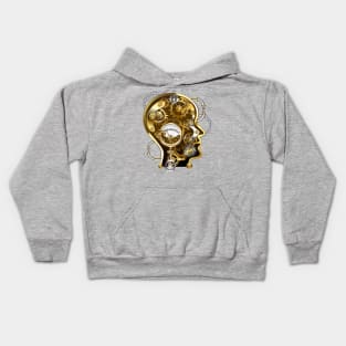 Steampunk Head with Manometer Kids Hoodie